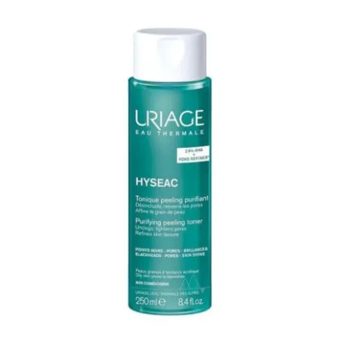 Uriage Hyseac Tonico Peeling Purificante - Tonico anti-imperfezioni per pelle mista e grassa - 250 ml
