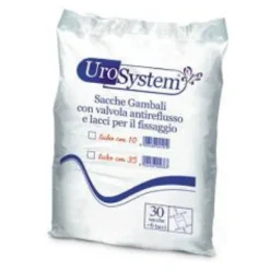 Urosystem Sacca Gambale 10 cm, 30 Pezzi - Dispositivo per Incontinenza