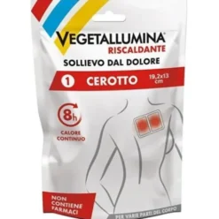 Vegetallumina Cerotto Riscaldante Sollievo Dolore Muscolare Artrite 1 Pezzo