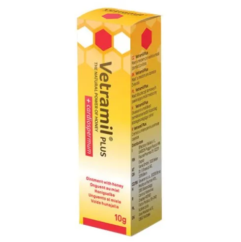 VETRAMIL*Plus Unguen.Miele 10g