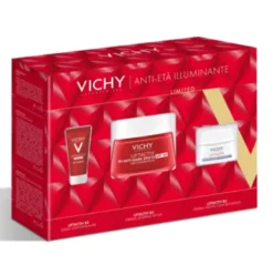 Vichy Cofanetto di Natale 2024 Liftactiv B3 Anti-Età - Crema giorno SPF50 50 ml + Siero anti-macchie 5 ml + Crema notte illuminante 15 ml
