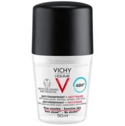 Vichy Homme Deodorante uomo roll-on antimacchie 50 ml
