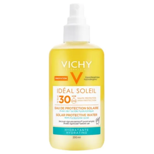 Vichy Ideal Soleil Acqua Solare Idratante SPF30 - Per una pelle idratata ed abbronzata - 200 ml