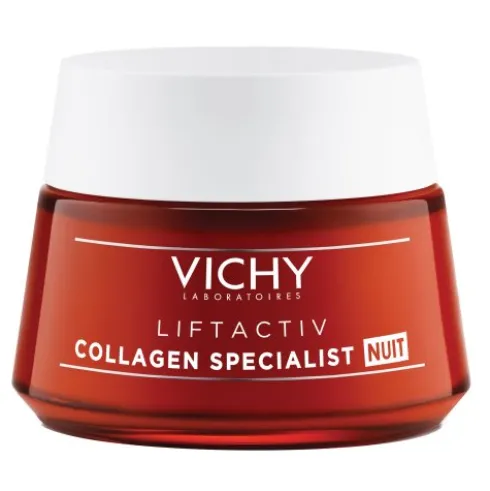 Vichy Liftactiv Collagen Specialist Crema Viso da Notte - Crema viso antirughe - 50 ml