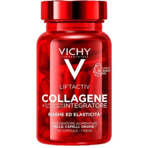 Vichy Liftactiv Collagen Supplement - Integratore alimentare per viso, corpo e capelli - 60 capsule