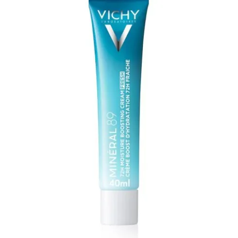 Vichy Mineral 89 Crema Booster Idratazione 72h - Crema viso idratante fresca - 40 ml
