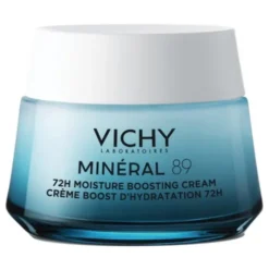 Vichy Mineral 89 Crema Booster Idratante - Crema viso da giorno leggera idratante e rimpolpante - 50 ml