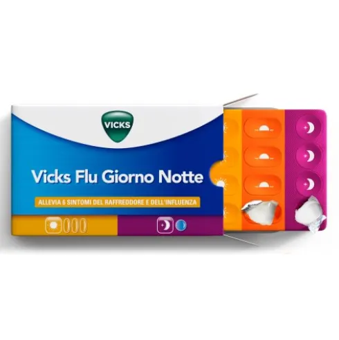 VICKS Flu Giorno/Notte 12+4Compresse