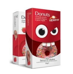 Vidafree Donuts Alla Fragola Senza Glutine Da 90g