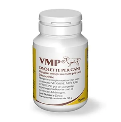 VMP Tavolette per Cani - Mangime Complementare Vitamine con Minerali 50 Compresse