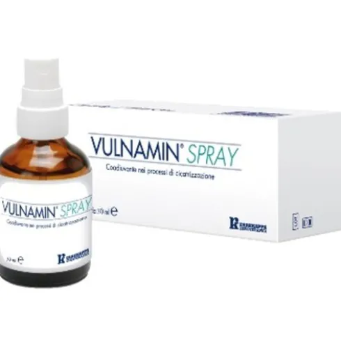 Vulnamin Spray Coadiuvante Cicatrizzazione con Sodio Ialuronato 30ml
