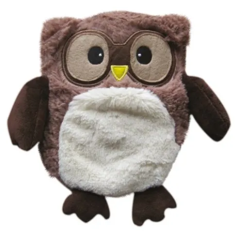 WARMIES Peluche Hooty Marrone