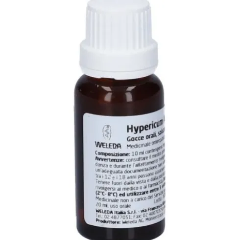 Weleda Hypericum Auro Cultum RH D3 Gocce Orali Omeopatico per Depressione 20ml