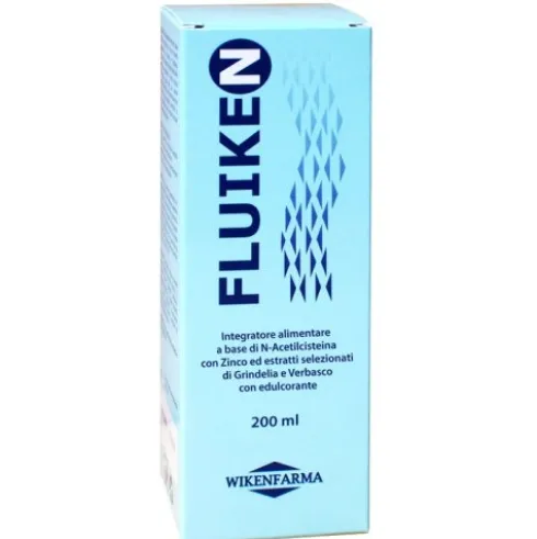 Wikenfarma Fluiken Integratore Mucolitico Vie respiratorie 200ml