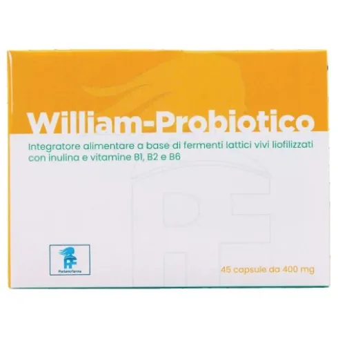 WILLIAM PROBIOTICO 45CPS