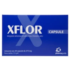 Xflor - Integratore per l'equilibrio della flora batterica intestinale - 20 capsule
