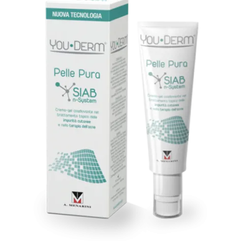YOUDERM Pelle Pura SIAB n-System Crema gel Trattamento Acne 50 ml