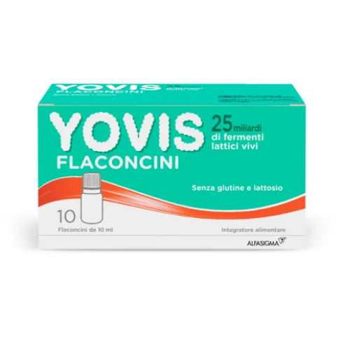 YOVIS - Integratore per l'equilibrio della flora intestinale - 10 flaconcini