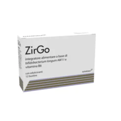 ZirGo - Integratore alimentare per l'equilibrio della flora intestinale - 12 bustine